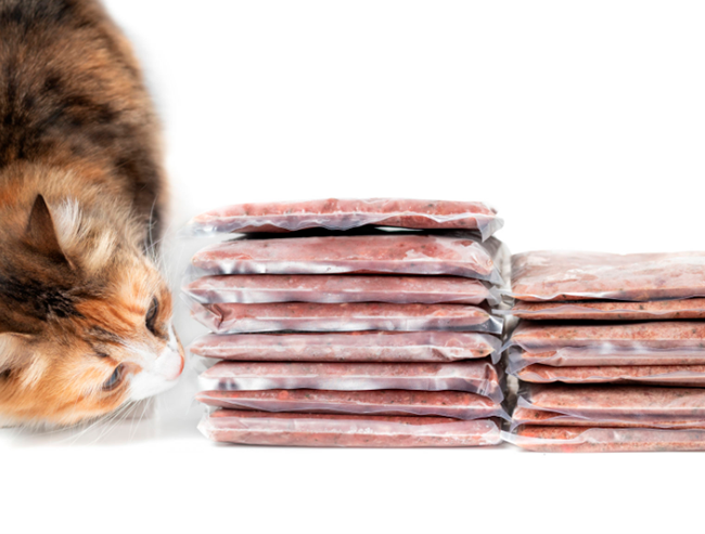 Cuadro para la categoría Dieta Barf congelada para gatos